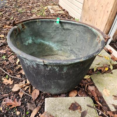 Antique Bucket 28" Diameter 16" Depth