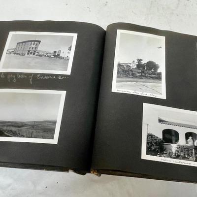 Vintage Photo Album - 1937 - 1941: Family, New Roads in Calif., Easter Bonnets, Pacifica, Redwoods, Camping, etc