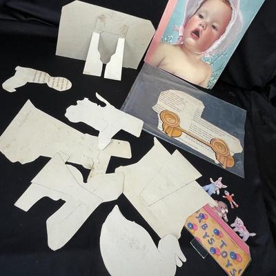 Lot 185 Vintage Puzzles & toys