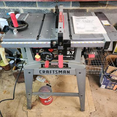 Craftsman 10" Table Saw 2.7 HP 5,000 RPM