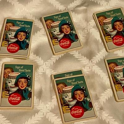 52 Coca cola playing cards , no jokers, complete 4 suits, ready to play