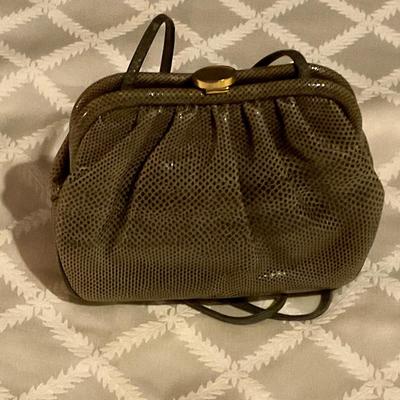 Saks fifth Avenue leather handbag with carry strap