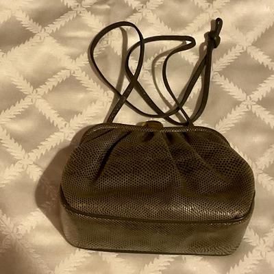 Saks fifth Avenue leather handbag with carry strap