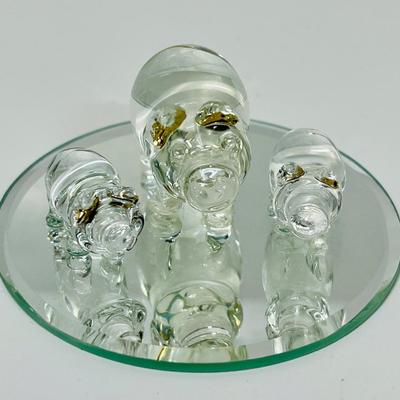 Lot of Glass Pig Figurines