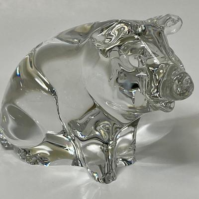 Lot of Glass Pig Figurines