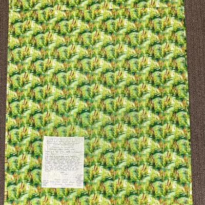 Handmade Small Quilt won 1st place Shasta County Fair in 2002 Crane with Fish in Mouth
