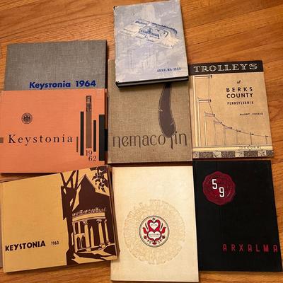 Lot of 1950s 1960s Vintage Yearbooks