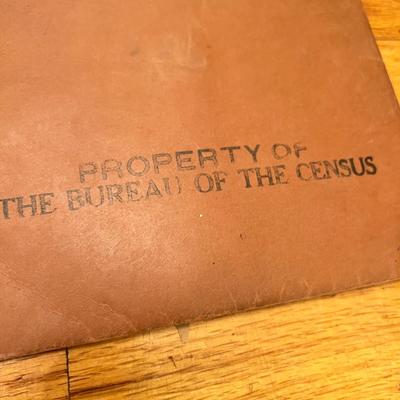 Vintage Bureau U.S. Census Lot - Sextons Omnimetre, Manuals