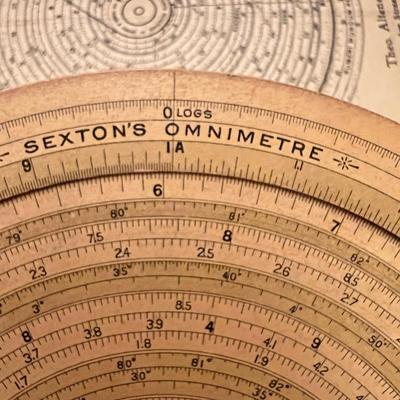 Vintage Bureau U.S. Census Lot - Sextons Omnimetre, Manuals