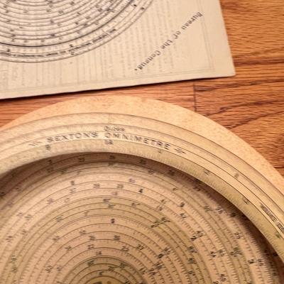 Vintage Bureau U.S. Census Lot - Sextons Omnimetre, Manuals