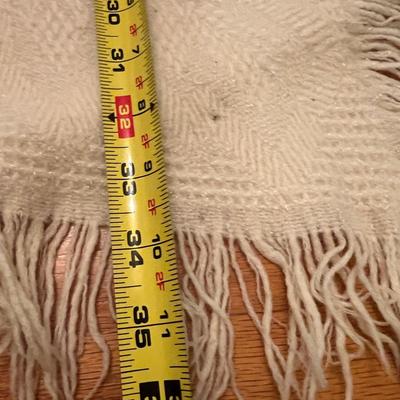 Antique Wool Baby Blanket Cover 1907