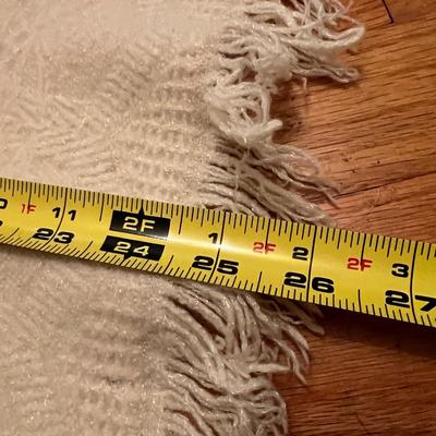 Antique Wool Baby Blanket Cover 1907
