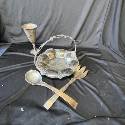 Lot 216 Silver Plate lot