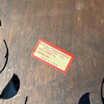 Lot 217 Walnut Mirrored Wall shelf