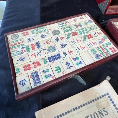 Lot 218 Mahjong Ivory set box