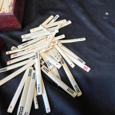 Lot 218 Mahjong Ivory set box