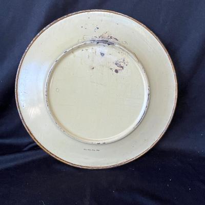Lot 220 Antique Plate for Advertising
