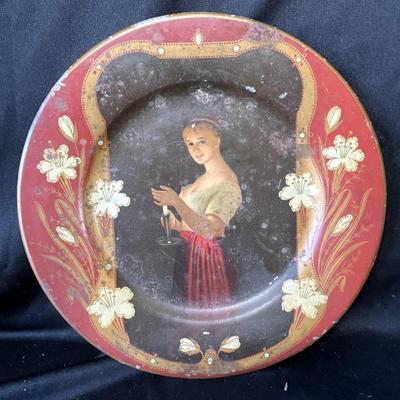 Lot 220 Antique Plate for Advertising