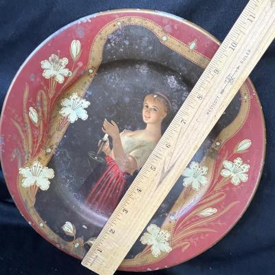 Lot 220 Antique Plate for Advertising