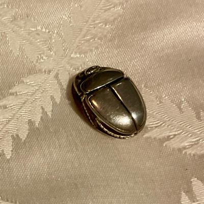 Sterling Silver scarab