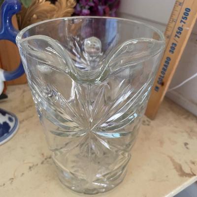 Anchor Hocking Star of David pitcher