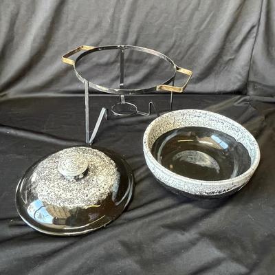Lot 230 Watt Pottery Chafing dish