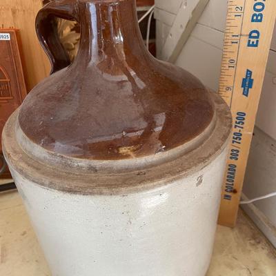 Stoneware moonshine jug