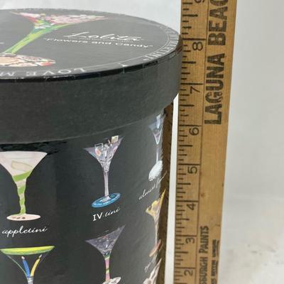 Hand-Painted Margarita Glass