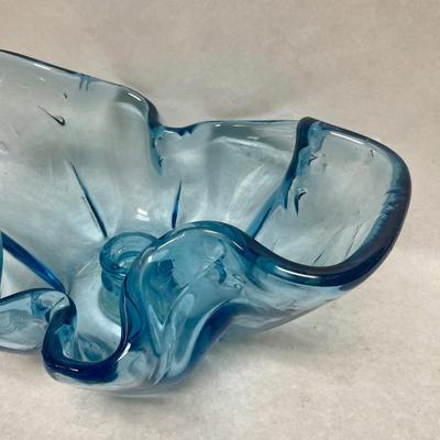 Abstract Glass Bowl