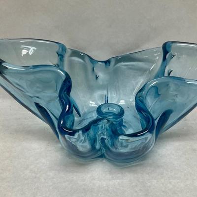 Abstract Glass Bowl