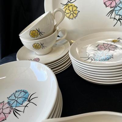 Lot 238 Stetson China MCM Floral China lot