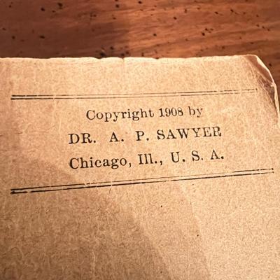 Interesting Antique Lot - Booklets, Photo, Writings Encased in Fabric