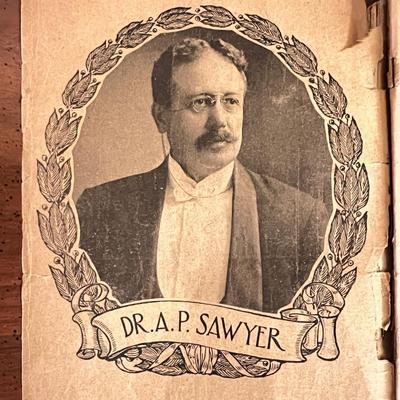 Interesting Antique Lot - Booklets, Photo, Writings Encased in Fabric
