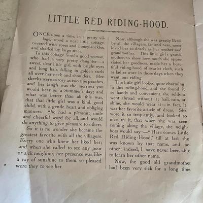 Little Red Riding Hood book