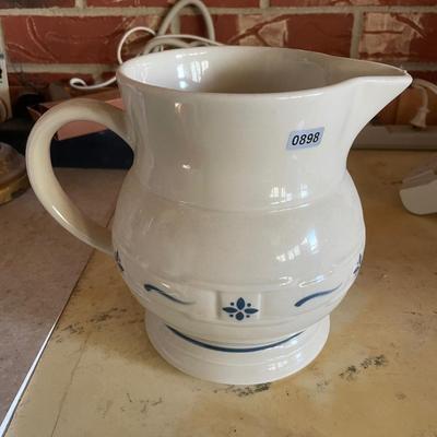 Longaberger woven traditions pitcher