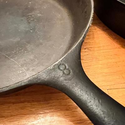 2 Cast Iron Skillets
