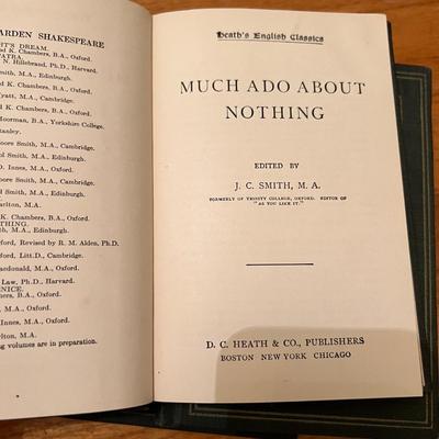 11 Antique Arden Shakespeare Collection Books c. 1916