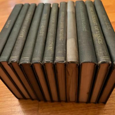 11 Antique Arden Shakespeare Collection Books c. 1916