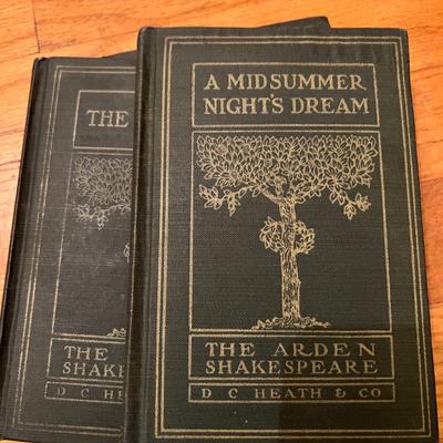 11 Antique Arden Shakespeare Collection Books c. 1916