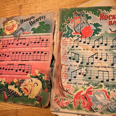 Antique Vintage Kids Childrens Books Lot