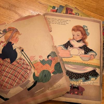 Antique Vintage Kids Childrens Books Lot
