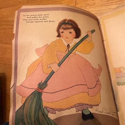 Antique Vintage Kids Childrens Books Lot