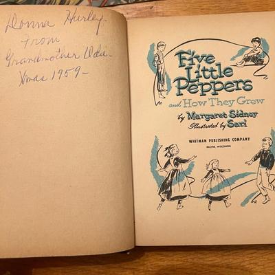 Antique Vintage Kids Childrens Books Lot