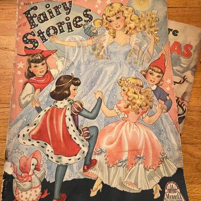Antique Vintage Kids Childrens Books Lot