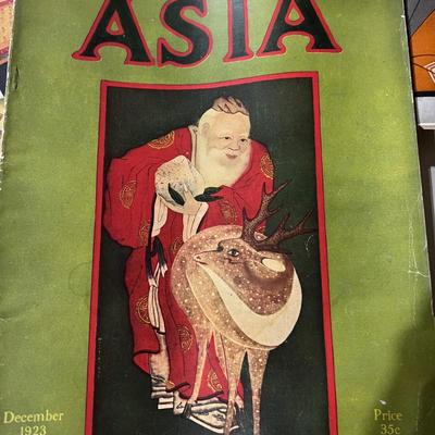Antique Asia Magazines c. 1922 & 1923