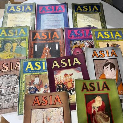 Antique Asia Magazines c. 1922 & 1923