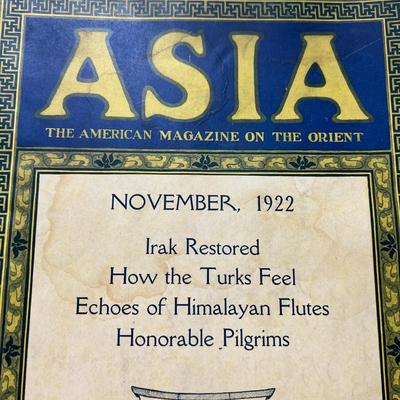 Antique Asia Magazines c. 1922 & 1923