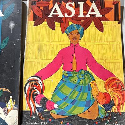 Antique Asia Magazine Lot c. 1925