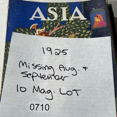 Antique Asia Magazine Lot c. 1925
