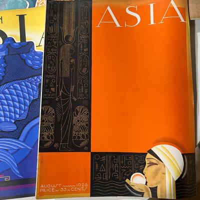 Antique Asia Magazine Lot c. 1928